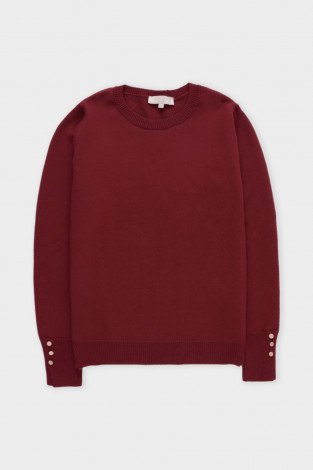 Джемперы женские для мам, артикул: ЕВ 30295/ш, цвет: фиолетовый - 2 фото