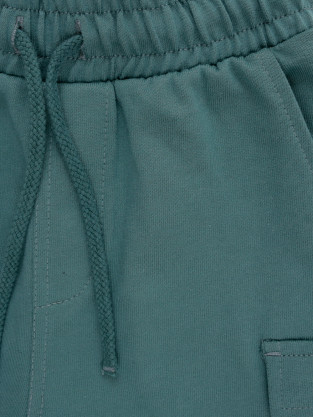 Шорты для мальчика, артикул: КР 400910-1, цвет: зеленый - 2 фото