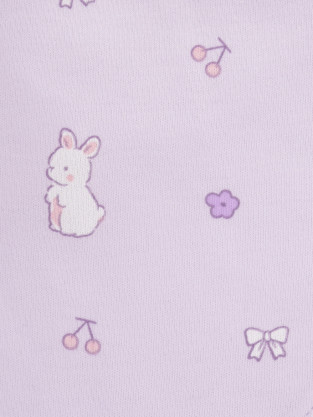 Нагрудник для новорожденных, артикул: К 8519, цвет: фиолетовый - 2 фото