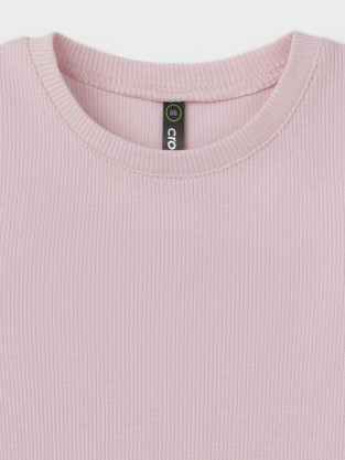 Футболка для девочки, артикул: КР 301989-1, цвет: светло-розовый - 2 фото