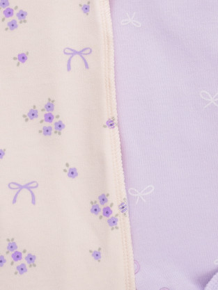 Комбинезон для новорожденных, артикул: К 6538-2уп, цвет: фиолетовый - 2 фото