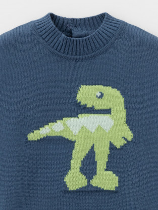 Джемпер для мальчика, артикул: КВ 30176, цвет: синий - 2 фото