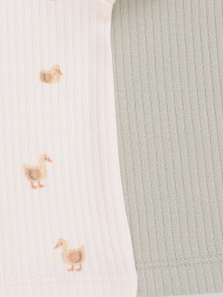 Футболка для новорожденных, артикул: К 302521-2уп, цвет: зеленый - 2 фото