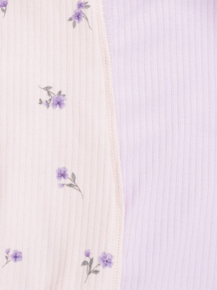 Комбинезон для новорожденных, артикул: К 6523-2уп, цвет: фиолетовый - 2 фото