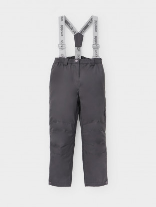 Брюки утепленные, артикул: ВК 46017/26/2 ГР, цвет: темно-серый - 2 фото