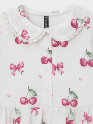 Платье для девочки, артикул: КР 5932-1, цвет: сахар - 2 фото