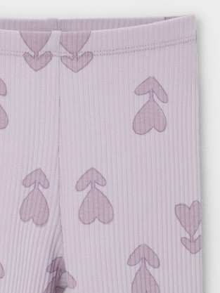 Лосины для девочки, артикул: КР 400845, цвет: фиолетовый - 2 фото