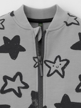 Жакет для мальчика, артикул: КР 303021, цвет: серый - 2 фото