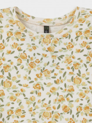 Платье для девочки, артикул: КР 5793, цвет: сахар - 2 фото