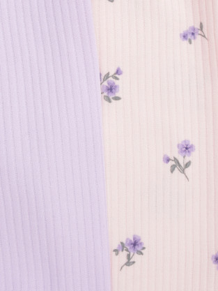 Брюки для новорожденных, артикул: К 400715-2уп, цвет: фиолетовый - 2 фото