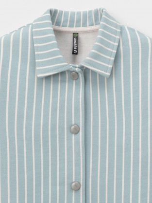 Рубашка для девочки, артикул: КР 302991, цвет: голубой - 2 фото