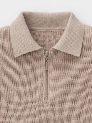 Джемпер для мальчика, артикул: КВ 30175, цвет: бежевый - 2 фото