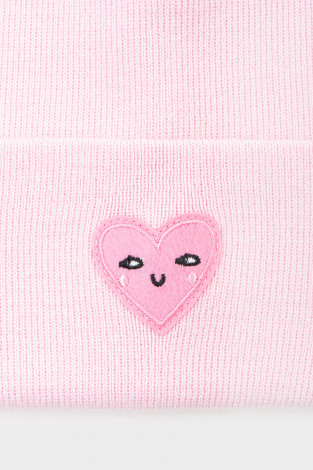 Шапка для девочки, артикул: КВ 20345, цвет: розовый - 2 фото