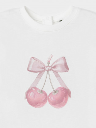 Футболка для девочки, артикул: КР 302958, цвет: сахар - 2 фото