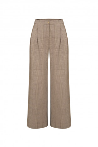 Брюки женские для мам, артикул: ЕВТ 4160, цвет: бежевый - 2 фото