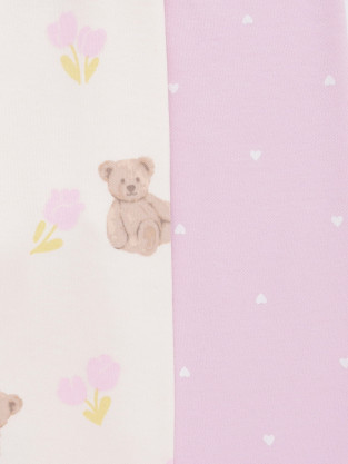 Брюки для новорожденных, артикул: К 400785-2уп, цвет: светло-розовый - 2 фото