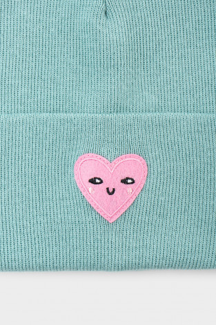 Шапка для девочки, артикул: КВ 20345, цвет: минт - 2 фото