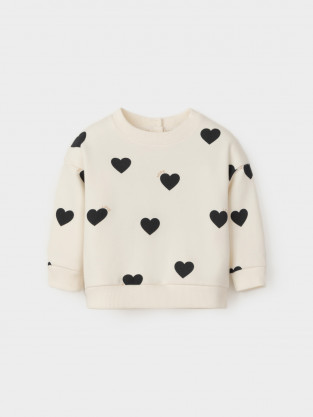 Свитшоты для девочки, артикул: КР 303030, цвет: сахар - 2 фото