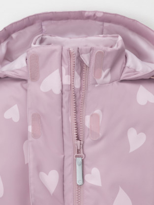 Куртка для девочки, артикул: ВК 32190/н/2 УЗГ, цвет: фиолетовый - 2 фото