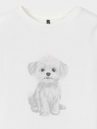 Футболка для девочки, артикул: КР 303033, цвет: сахар - 2 фото