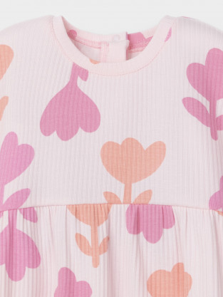 Платье для девочки, артикул: КР 5963, цвет: светло-розовый - 2 фото