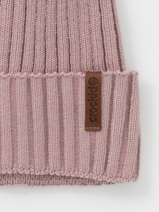 Шапка для девочки, артикул: КВ 20447, цвет: розовый - 2 фото