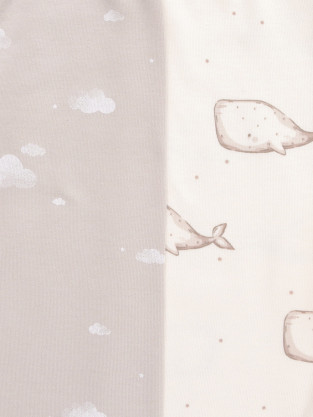 Брюки для новорожденных, артикул: К 400785-2уп, цвет: светло-бежевый - 2 фото