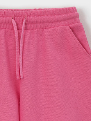 Шорты для девочки, артикул: КР 400904, цвет: ярко-розовый - 2 фото