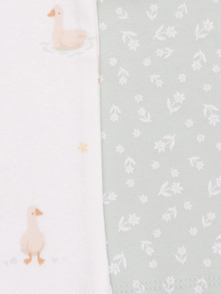 Футболка для новорожденных, артикул: К 301156-2уп, цвет: зеленый - 2 фото