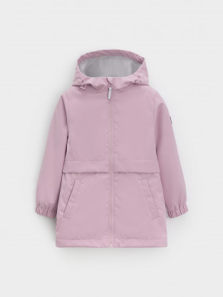 Куртка для девочки, артикул: ВК 32186/2 УЗГ, цвет: фиолетовый - 2 фото