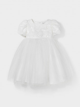 Платье для девочки, артикул: 52101(4060), цвет: белый - 2 фото