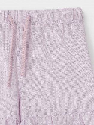Шорты для девочки, артикул: КР 400898, цвет: фиолетовый - 2 фото
