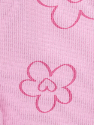 Брюки для девочки, артикул: КР 400936, цвет: розовый - 2 фото