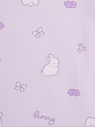 Простынка для новорожденных, артикул: К 8512, цвет: фиолетовый - 2 фото