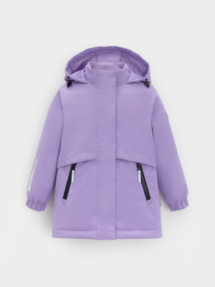 Куртка для девочки, артикул: ВК 32189/1 УЗГ, цвет: фиолетовый - 2 фото