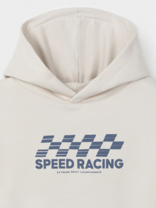 Худи для мальчика, артикул: КР 302980, цвет: светло-бежевый - 2 фото