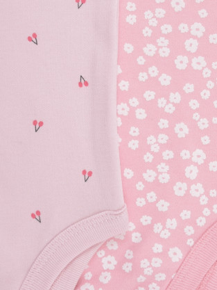 Боди для новорожденных, артикул: К 6239-2уп, цвет: розовый - 2 фото