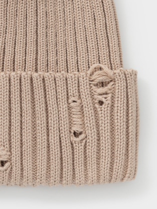 Шапка для девочки, артикул: КВ 20445, цвет: бежевый - 2 фото