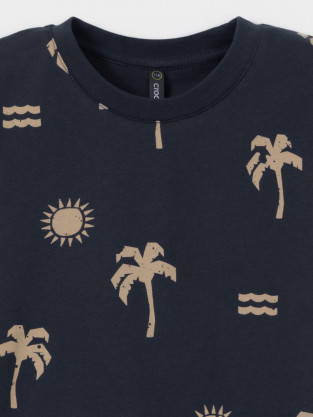 Футболка для мальчика, артикул: КР 302979-1, цвет: темно-синий - 2 фото