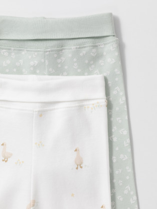 Ползунки для новорожденных, артикул: К 400220-2уп, цвет: зеленый - 2 фото