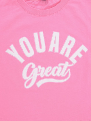 Футболка для девочки, артикул: КР 302936-1, цвет: розовый - 2 фото