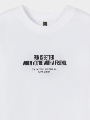 Футболка для мальчика, артикул: МП 302888, цвет: белый - 2 фото