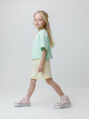 Футболка для девочки, артикул: КР 302944, цвет: зеленый - 2 фото