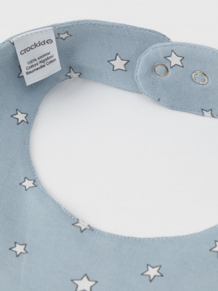 Нагрудник для новорожденных, артикул: К 8519, цвет: голубой - 2 фото