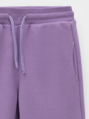 Брюки для девочки, артикул: КР 400850-1, цвет: фиолетовый - 2 фото