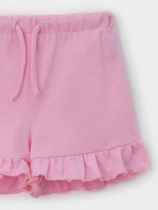 Шорты для девочки, артикул: КР 400898, цвет: розовый - 2 фото