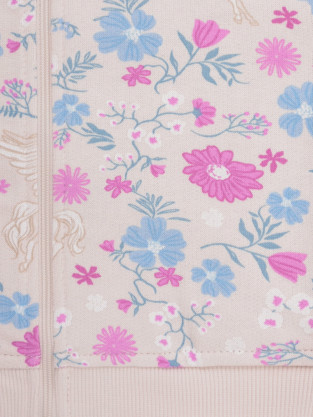 Жакет для девочки, артикул: КР 302989, цвет: светло-бежевый - 2 фото