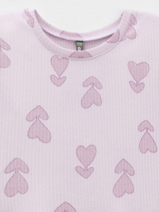 Платье для девочки, артикул: КР 5954-1, цвет: фиолетовый - 2 фото